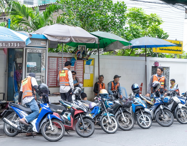 тайский транспорт мототакси